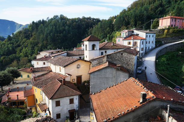 Veduta del borgo di Molazzana in Garfagnana