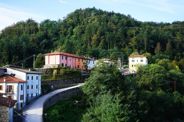 Veduta del borgo di Molazzana in Garfagnana