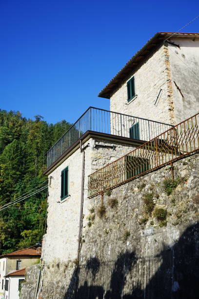 Veduta del borgo di Molazzana in Garfagnana